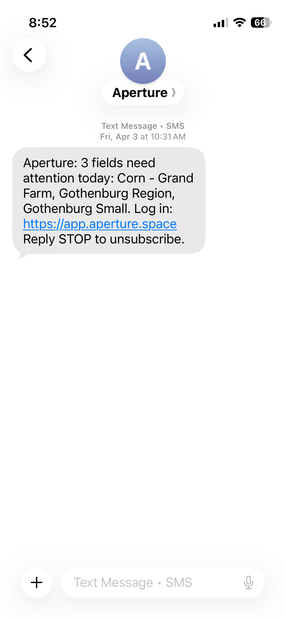 Morning alerts screenshot